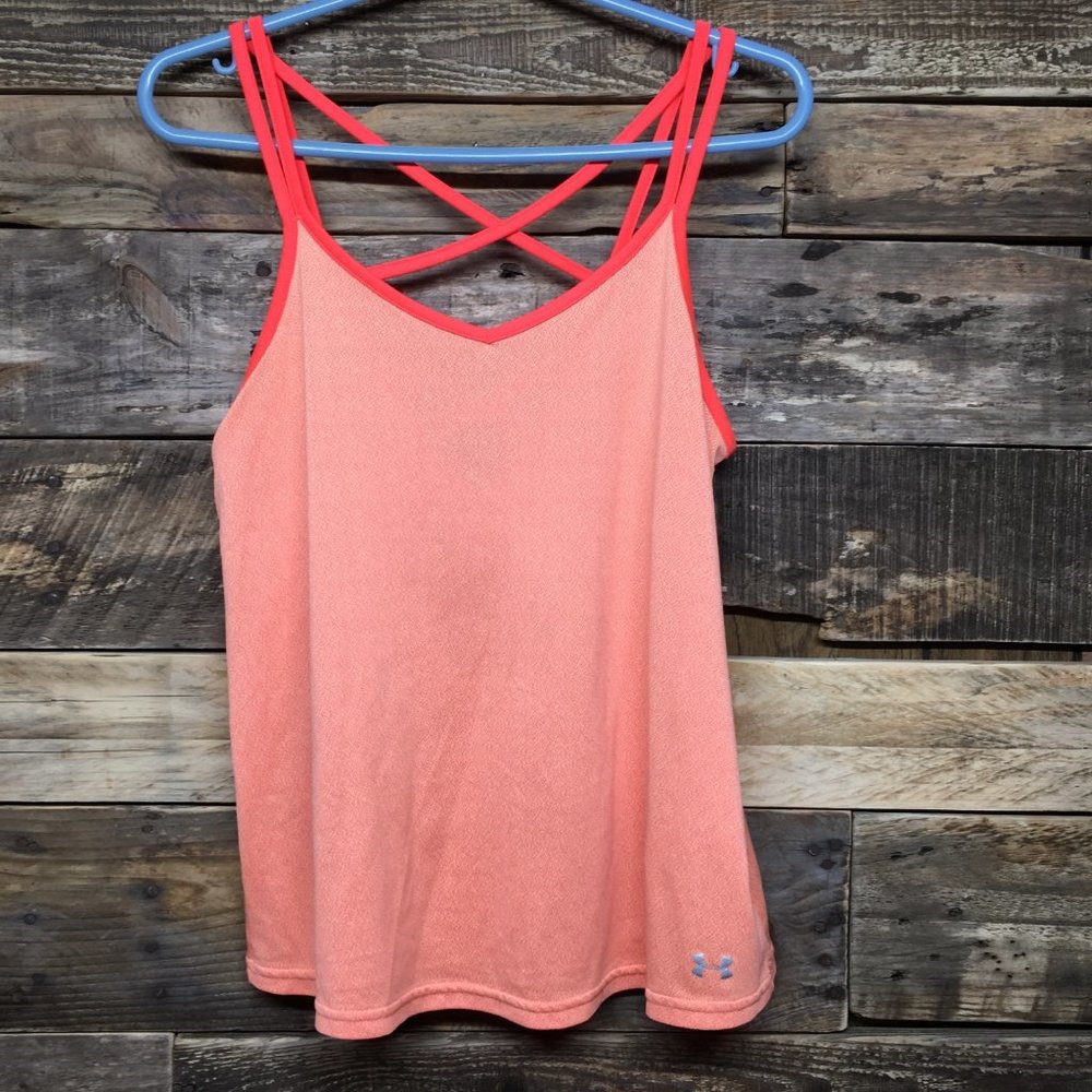 Under Armour Heatgear Racerback Tank Top Size M